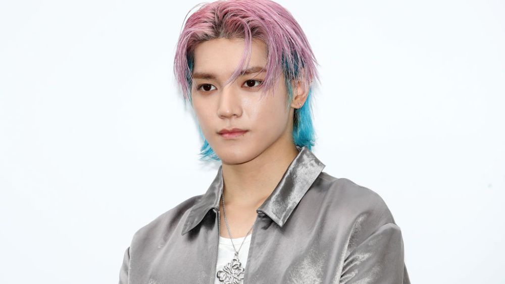 Taeyong of NCT at the Loewe 2023 F/W collection on Aug. 22 in Seoul, South Korea.