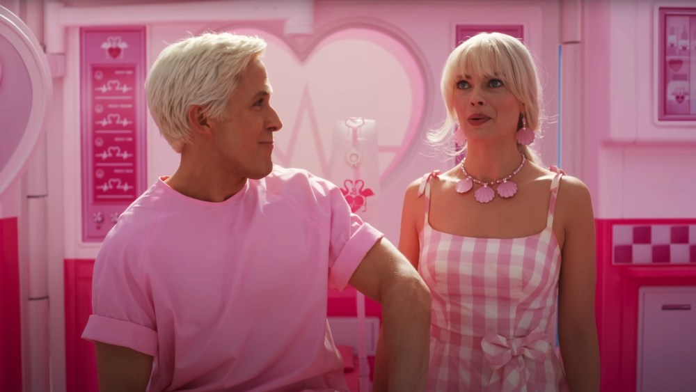 BARBIE, from left: Ryan Gosling, Margot Robbie, 2023. © Warner Bos. /Courtesy Everett Collection