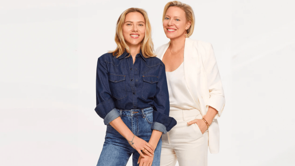 Kate Foster Lengyel and Scarlett Johansson