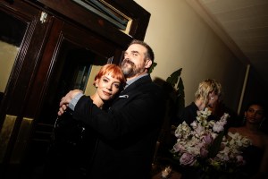 Lily Allen and David Harbour