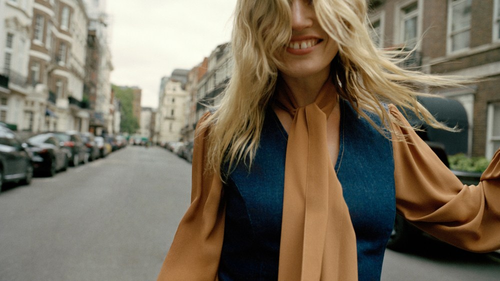 Inside 7 For All Mankind's Fall Campaign with Georgia May Jagger