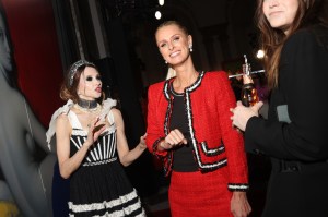 Stacey Bendet and Nicky Hilton at Alice & Olivia Spring 2024 Ready To Wear Presentation on September 9, 2023 in New York, New York.