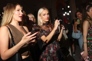 Morgan Riddle at Alice & Olivia Spring 2024 Ready To Wear Presentation on September 9, 2023 in New York, New York.