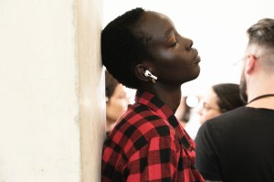 Backstage at Ulla Johnson RTW Spring 2024