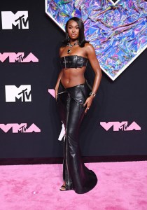 Coco Jones at the 2023 MTV Video Music Awards held at Prudential Center on September 12, 2023 in Newark, New Jersey.