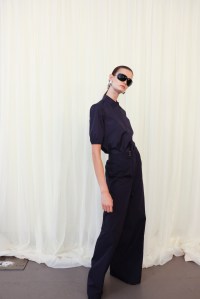 Backstage at Tory Burch RTW Spring 2024