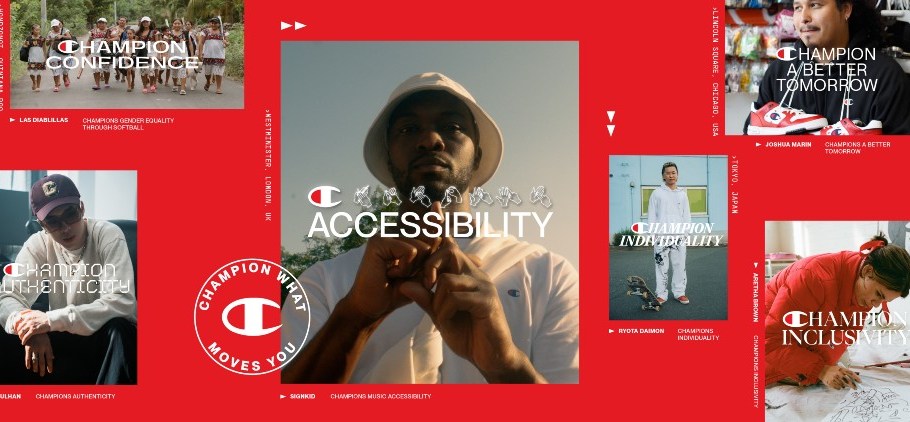 The Champion What Moves You global brand campaign launched this week.