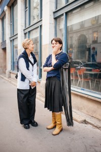 Street style at Paris Fashion Week RTW Spring 2024