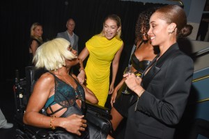 Aaron Rose Philip, Gigi Hadid, Imaan Hammam and  Adwoa Aboah