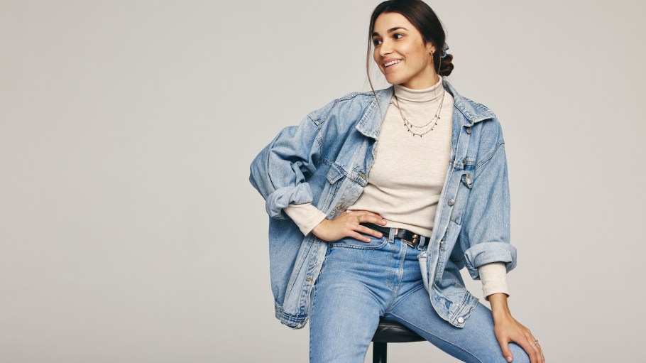 Denim was popular at the global fashion weeks