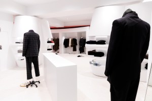 Inside the Comme des Garcons store in Paris