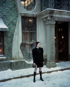 Emma Stone in POOR THINGS. Photo by Yorgos Lanthimos. Courtesy of Searchlight Pictures. © 2023 Searchlight Pictures All Rights Reserved.