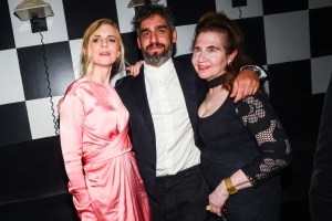 Brit Marling,  Zal Batmanglij, and Lynn Hirschberg