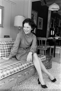 Rosalynn Carter poses for portraits in Plains, Georgia, during the fall 1976 presdiential campaign.