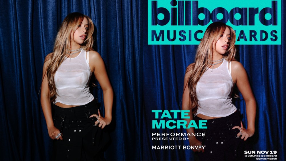 Tate McRae will perform at the Billboard Music Awards 2023 on Nov. 19.