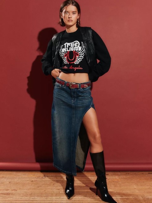 The ’90s and 2000s styling of True Religion has found an audience at Urban Outfitters.