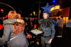 The scene at the Luna Luna: Forgotten Fantasy Opening Party.