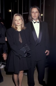 Jodie Foster and Randy Stone during 49th Annual Golden Globe Awards at Beverly Hilton Hotel in Beverly Hills, California, United States. (Photo by Ron Galella, Ltd./Ron Galella Collection via Getty Images)