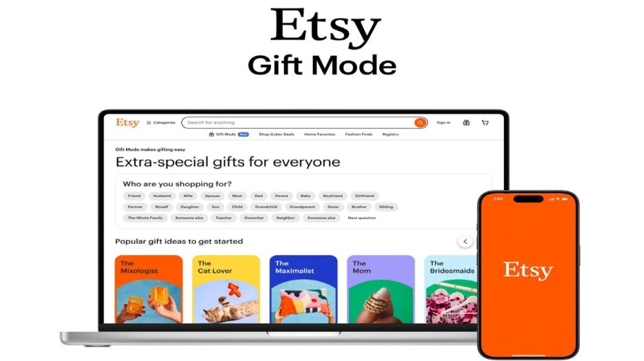 Etsy Gift Mode preview.