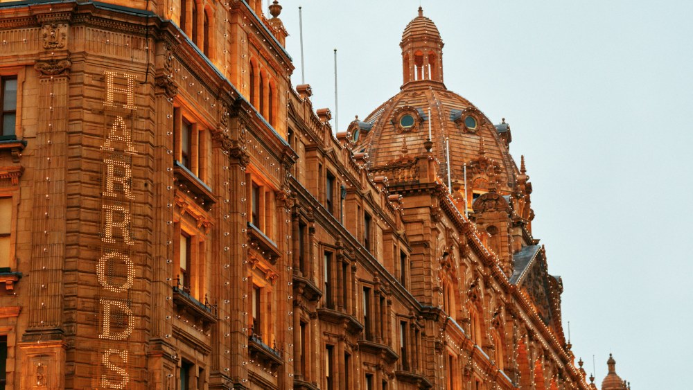 Harrods in London.