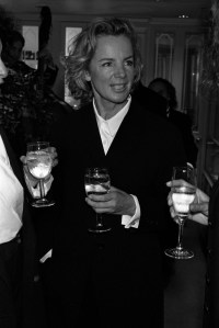 Fashion designer Jil Sander at an opening party for her store in New York
