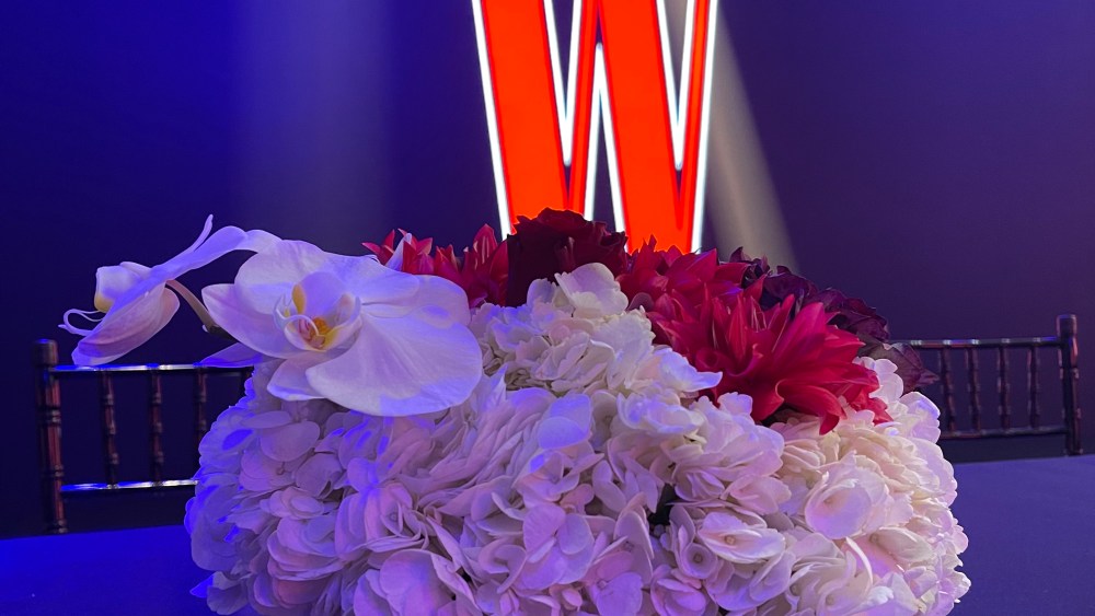 Kris Van Assche flowers for W China event in Shanghai