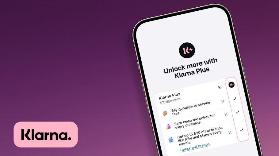 Klarna Plus offers a variety of features and offers, including waived service fees on Klarna’s One Time Card product, double rewards points and access to deals with the company's more than 500,000 partner brands.
