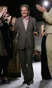 LONDON - SEPTEMBER 18:  Designer Paul Smith walks down the catwalk during the Paul Smith Women LFW Spring Summer 2008 show at London Fashion Week 2007 at the Royal Horticultural Halls on September 18, 2007 in London, England.  (Photo by Gareth Cattermole/Getty Images)