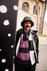 Street style at Pitti Uomo 105 in Florence, Italy.