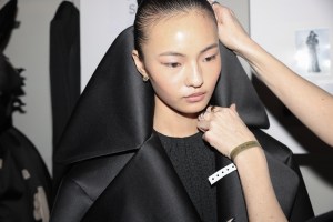 Backstage at Viktor & Rolf Couture Spring 2024