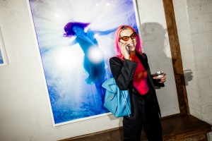 Nicole Reber at The Day I Met Björk: An Exhibition of Photographs by Spike Jonze held at Arroz & Fun on February 15, 2024 in Los Angeles, California.
