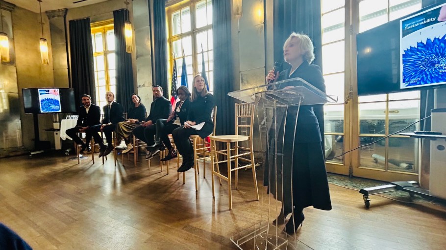 Panelists at Comité Colbert's third report's launch at Villa Albertine in New York City.