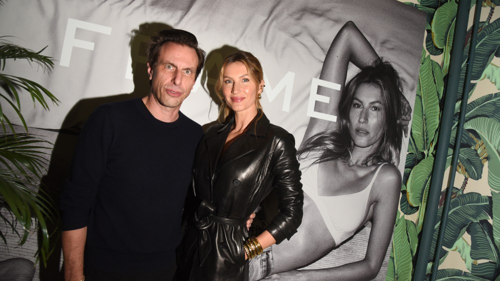 Erik Torstensson and Gisele Bündchen at the Frame NYFW Dinner held at Indochine on February 12, 2024 in New York, New York.