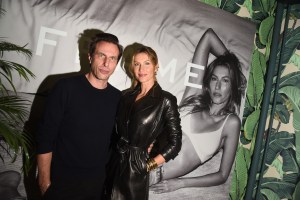 Erik Torstensson and Gisele Bündchen at the Frame NYFW Dinner held at Indochine on February 12, 2024 in New York, New York.