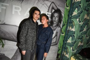Blake Abbie and Diana Louise Bartlett at the Frame NYFW Dinner held at Indochine on February 12, 2024 in New York, New York.