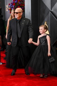 Billy Joel and daughter at the 66th Annual GRAMMY Awards held at Crypto.com Arena on February 4, 2024 in Los Angeles, California.