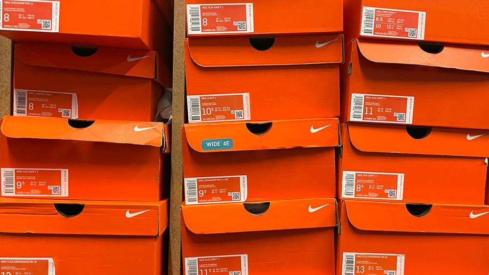 Nike, shoe box, shoe boxes, retail, sneakers
