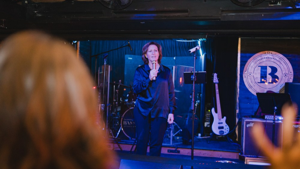 Erica Di Giovancarlo at the ITA's party at the Bassment during the Chicago Collective.