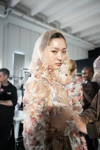 Backstage at Diesel Fall 2024 Ready-to-Wear Collection at Milan Fashion Week