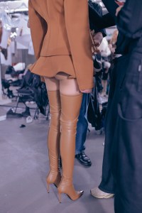 Backstage at David Koma Fall 2024 Ready-to-Wear Collection at London Fashion Week