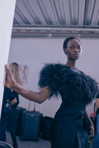 Backstage at David Koma Fall 2024 Ready-to-Wear Collection at London Fashion Week