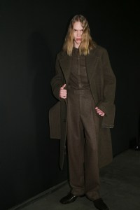 Backstage at Ferragamo Fall 2024 Ready-to-Wear Collection at Milan Fashion Week