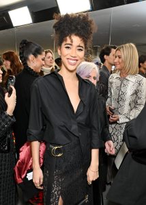 Jasmin Savoy Brown at Michael Kors RTW Fall 2024