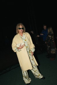 Joanna Lumley at Burberry Fall 2024 Ready-to-Wear Show