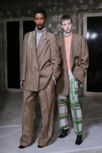 Backstage at Dries Van Noten RTW Fall 2024 as part of Paris Ready to Wear Fashion Week held on February 28, 2024 in Paris, France.