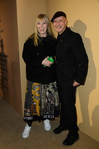 Victoire de Castellane and Stephen Jones at the LVMH Prize Cocktail Party held on February 29, 2024 in Paris, France.