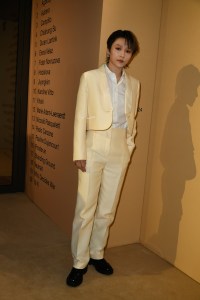 Xin Liu at the LVMH Prize Cocktail Party held on February 29, 2024 in Paris, France.