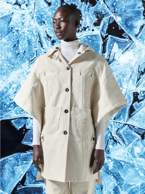 Italian denim mill Candiani Denim has teamed up with eco-friendly fiber maker Lenzing to turn geotextiles used on glaciers into garments.