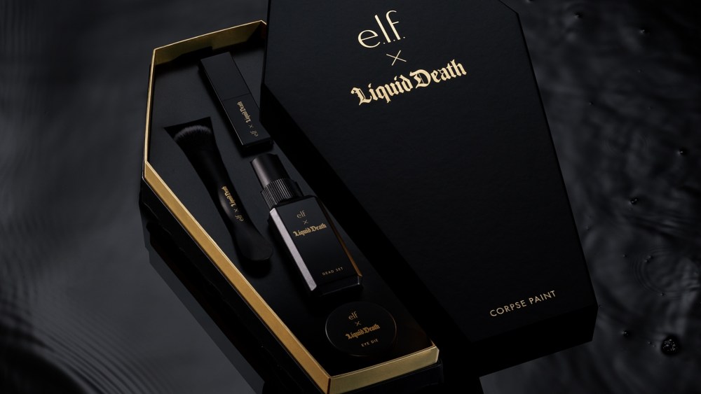 e.l.f. Beauty x Liquid Death Corpse Paint Vault