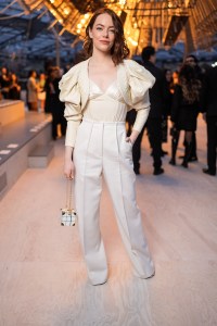 Emma Stone at Louis Vuitton Fall 2024 Ready-to-Wear Show